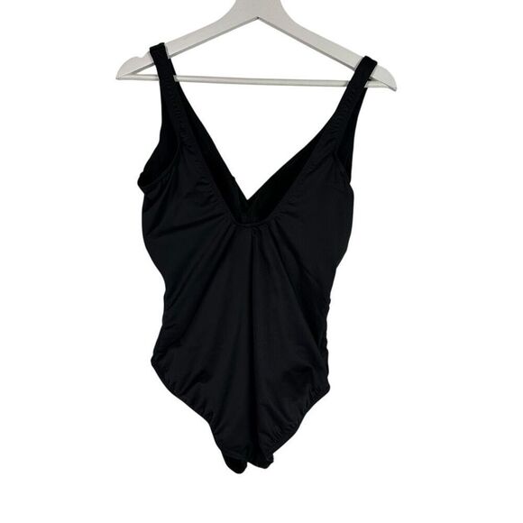 Miraclesuit One Piece Twister Black size 12 - Picture 2 of 10